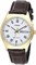 Мужские часы Casio MTP-V006GL-7BUDF. Белый циферблат, коричневый ремешок. 1000007147 - фото 528513