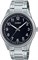 Мужские часы Casio MTP-V005D-1B4UDF с чёрным циферблатом и серебристым ремешком 1000007284 - фото 529115