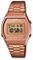 Аналогово-цифровые кварцевые часы Casio Unisex с ремешком из нержавеющей стали, розовое золото, современные 1000007482 - фото 529957