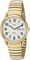 Мужские часы Timex Easy Reader 35 мм – корпус золотистого оттенка, белый циферблат с золотистым коническим расширительным ремешком 1000007483 - фото 529962