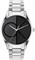 Аналоговые кварцевые часы Calvin Klein Unisex с ремешком из нержавеющей стали 25200163, черные, браслет 1000007513 - фото 530086