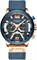CURREN Herren-Armbanduhr, Quarz, аналоговый, календарь, Armbanduhr от Herren, modische Wasserdichte Armbanduhr mit Lederband 1000007609 - фото 530485