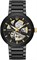 Мужские современные автоматические часы Bulova с тремя стрелками, циферблатом с открытой апертурой и стеклом от края до края 1000007620 - фото 530536