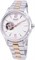 Часы Orient Automatic Open Heart из нержавеющей стали, двухцветные, Ra-Ag0020S00C, белые, с браслетом 1000007745 - фото 530983