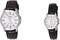 Часы Casio His & Hers для пары с серебристым циферблатом и кожаным ремешком - MTP/LTP-V004L-7A 1000007768 - фото 531071