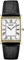 Мужские часы SEIKO Essentials — водонепроницаемые, с прямоугольным корпусом из нержавеющей стали и кожаным ремешком 1000007779 - фото 531119