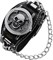 Мужские наручные часы GOGARAMA Rock&Leather Punk Skull Quartz, модные женские наручные часы с откидной крышкой, цепочка + заклепки из нержавеющей стали, рождественский подарок, черные, мужские наручные часы Rock&Leather Punk Skull Quartz 1000007790 - фото 531167