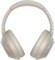 Беспроводные полноразмерные Bluetooth-наушники Sony Wh-1000Xm4 с шумоподавлением, функцией голосового чата и микрофоном для телефонных звонков, серебристые, версия для ОАЭ — гарантия 1 год 1000008001