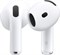 Беспроводные наушники Apple AirPods 4, Bluetooth-наушники с активным шумоподавлением, адаптивным звуком, режимом прозрачности, персонализированным пространственным звуком, зарядным чехлом USB-C, беспроводной зарядкой, чипом H2 1000008044 - фото 532330