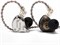 Linsoul KZ ZS10 Pro, внутриканальные наушники с 4 динамиками и 1 динамиком, 5 драйверами, проводные наушники Hi-Fi, игровые наушники, гибридные внутриканальные наушники с лицевой панелью из нержавеющей стали, утопленный 2-контактный кабель (без микрофона, 1000008122 - фото 532738