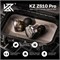 Linsoul KZ ZS10 Pro, внутриканальные наушники с 4 динамиками и 1 динамиком, 5 драйверами, проводные наушники Hi-Fi, игровые наушники, гибридные внутриканальные наушники с лицевой панелью из нержавеющей стали, утопленный 2-контактный кабель (без микрофона, 1000008122