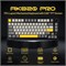 Механическая клавиатура EPOMAKER Ajazz AK820 Pro 75% с прокладкой, TFT-дисплеем, 3 режима (беспроводной Bluetooth 5.1/2.4G и проводной Type-C), звукопоглощающий пеноматериал (серый, переключатель Ajazz Flying Fish) 1000008178