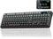 AULA F108 PRO — беспроводная механическая клавиатура с экраном и ручкой, полноразмерная клавиатура с аккумулятором 8000 мА·ч, предварительно смазанными переключателями, колпачками клавиш из ПБТ с боковой печатью, RGB-подсветкой и возможностью горячей заме 1000008196 - фото 533106