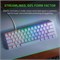 Игровая клавиатура Razer Huntsman Mini 60%: быстрые переключатели клавиатуры, щёлкающие оптические переключатели, подсветка Chroma RGB, колпачки клавиш из PBT, встроенная память, цвет Mercury White 1000008207