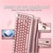 Беспроводная игровая клавиатура EPOMAKER Tide75 QMK/VIA, механическая клавиатура из алюминия (75%), программируемая клавиатура кремового цвета, Bluetooth/2,4 ГГц/USB-C, с защитной пластиной FR4 для Windows/Mac (розовая, переключатель цвета «лимон») 1000008243
