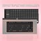 Беспроводная игровая клавиатура EPOMAKER Tide75 QMK/VIA, механическая клавиатура из алюминия (75%), программируемая клавиатура кремового цвета, Bluetooth/2,4 ГГц/USB-C, с защитной пластиной FR4 для Windows/Mac (розовая, переключатель цвета «лимон») 1000008243