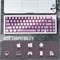 Беспроводная игровая клавиатура EPOMAKER Tide65 QMK/VIA, механическая клавиатура из алюминия (65%), программируемая клавиатура кремового цвета, Bluetooth/2,4 ГГц/USB-C, с защитной пластиной FR4 для Windows/Mac (фиолетовый, переключатель цвета «лимон») 1000008280