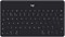 Беспроводная Bluetooth-клавиатура Logitech Keys-To-Go для iPhone, iPad, смартфонов, планшетов, Android, Windows, Apple TV, ультратонкая, ультралегкая, с клавишами быстрого доступа, раскладка QWERTY UK — черная 1000008291 - фото 533554