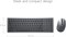 Беспроводной комплект клавиатуры и мыши Dell Multi-Device — KM7120W 1000008312