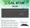 Проводная клавиатура CAL STAR HK-200 — USB Plug-and-Play, защита от попадания жидкости, кабель 1,4 м, прочная и гибкая — клавиатура для использования в офисе и дома, удобная и надежная для ежедневного набора текста 1000008376