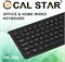 Проводная клавиатура CAL STAR HK-200 — USB Plug-and-Play, защита от попадания жидкости, кабель 1,4 м, прочная и гибкая — клавиатура для использования в офисе и дома, удобная и надежная для ежедневного набора текста 1000008376