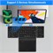 Складная Bluetooth-клавиатура Azonee, портативная полноразмерная Bluetooth-клавиатура с большой сенсорной панелью, перезаряжаемая, складывающаяся в три раза, ультратонкая дорожная клавиатура для Windows, iOS, Android, Mac, синхронизация до 3 устройств 1000008388