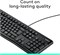 Проводная клавиатура Logitech K120 для Windows, USB Plug and Play, полноразмерная, влагозащищенная, изогнутая клавиша пробела, для ПК/ноутбука, английская раскладка, черная 1000008392