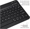 Xukinroy Ультратонкий комплект из клавиатуры и мыши Bluetooth, перезаряжаемая портативная беспроводная клавиатура и мышь для Apple iPad iPhone iOS 13 и выше Samsung планшетов телефонов смартфонов Android Windows (черный) 1000008395