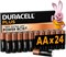 Батарейки Duracell Plus AA (упаковка 24 шт.) — щелочные, 1,5 В — срок службы до 100% — надёжность для повседневных устройств — упаковка без пластика — срок хранения 10 лет — LR6 MN1500 1000008464 - фото 534330