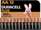 Батарейки Duracell Plus AA (12 шт.) — щелочные, 1,5 В — срок службы до 100% — надёжность для повседневных устройств — упаковка без пластика — срок хранения 10 лет — LR6 MN1500 1000008481 - фото 534394