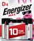 Батарейки Energizer D, щелочные батарейки премиум-класса D, 4 шт. 1000008486 - фото 534414