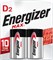 Щелочные батарейки Energizer MAX D, 2 шт. 1000008519 - фото 534518