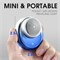 Мужская электробритва DSP Compact — портативная мини-бритва для путешествий, водонепроницаемая IPX7, быстрая зарядка через USB-C, защита от перезарядки, мощность 7100 об/мин, карманный бритвенный станок (синяя) 1000008862