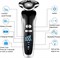 Электробритва TERRIFI для мужчин, набор «4 в 1» с роторной бритвой 4D, машинкой для стрижки волос, триммером для носа, триммером для бакенбард и щеточкой для чистки лица 1000008922