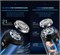 Мини-электробритва для мужчин, портативная USB-зарядка, карманная бритва с дисплеем уровня заряда батареи, инструмент для бритья бороды и волос на лице, водонепроницаемый компактный инструмент для ухода за собой в поездках, дома и в машине 1000008953