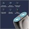 Электробритва Ninnyi Dual Head Mini для мужчин, аккумуляторная водонепроницаемая магнитная бритва для путешествий, дома и деловых поездок 1000008963