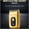 Бритва для мужчин, электробритва, аккумуляторная беспроводная бритва, прецизионная бритва, компактный дизайн, триммер для бороды, мягкий эргономичный дизайн, зарядка типа C, золотистый цвет 1000008984