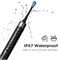 Электрическая зубная щетка Bitvae P80 Sonic – черная, с 8 сменными насадками и дорожным футляром H6, 5 режимов чистки, срок службы аккумулятора 60 дней, умный таймер, аккумуляторная зубная щетка для взрослых 1000009283