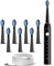 Электрическая зубная щетка Sonicare для ухода за зубами и деснами, водонепроницаемая, IPX7, частота 38000 вибраций в минуту, быстрая зарядка, длительное время работы, интеллектуальное напоминание о времени, 5 дополнительных режимов, насадки Dupont, дорожн 1000009315 - фото 536792