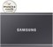 Портативный внешний твердотельный накопитель SAMSUNG SSD T7 ёмкостью 1 ТБ, до USB 3.2 Gen 2, надёжное хранилище для игр, студентов, профессионалов (MU-PC1T0T/WW), серый 1000009332