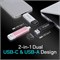 Transcend 2 ТБ Transcend ESD310C Dual USB Portable SSD (USB Type-A и Type-C) 1000009388
