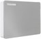 Портативный внешний жёсткий диск Toshiba Canvio Flex 4 ТБ USB-C USB 3.0, серебристый, для ПК, Mac и планшетов — HDTX140XSCCA 1000009438 - фото 537364