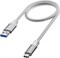 Кабель Fasgear USB Type C длиной 1,65 фута, короткий USB A–C для Android Auto, кабель USB 3.2 Gen 2 Type C в оплетке, передача данных 10 Гбит/с, 3 А, быстрая зарядка, совместим с iPad Pro 2022, внешним SSD-накопителем MacBook (серый) 1000009472 - фото 537533