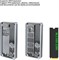 Корпус для твердотельного накопителя M.2 NVMe SSD 40 Гбит/с, интерфейс USB Type C, компактный и портативный, внешний адаптер State Drive, совместимый с твердотельным накопителем M.2 PCIe3.0x4 NVMe SSD 2280, алюминиевый сплав 1000009477