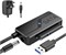 Адаптер Ctoby SATA - USB с питанием, кабель USB 3.0 - SATA для внешнего жесткого диска 2,5" 3,5" SSD/HDD до 20 ТБ с адаптером питания постоянного тока 12 В 24 Вт, поддержка UASP Seagate WD Hitachi Toshiba 1000009491 - фото 537625