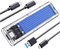 Прозрачный внешний жесткий диск ORICO NVME M.2 - Type-C USB3.1 Gen2 10 Гбит/с, корпус-адаптер для твердотельных накопителей PCI-E M2 M-Key 2280, 2260, 2242, 2230, USB Type-C (TCM2-синий) 1000009528 - фото 537804