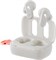 Беспроводные наушники-вкладыши Skullcandy Dime 3, аккумулятор на 20 часов, микрофон, совместимы с устройствами iPhone, Android и Bluetooth — цвет «белая кость/оранжевый» 1000009569 - фото 538008