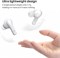 Беспроводные наушники TOZO A2 Mini Bluetooth 5.3, легкие наушники-вкладыши со встроенным микрофоном, водонепроницаемые по стандарту IPX5, объемный звук премиум-класса, гарнитура с подключением на большом расстоянии и зарядным чехлом, белые 1000009601