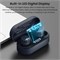 Беспроводные наушники TOZO T12 Bluetooth 5.3 со встроенным микрофоном с шумоподавлением ENC, светодиодным цифровым дисплеем на 55 часов работы, чехлом для беспроводной зарядки, управлением через приложение, превосходным иммерсивным звуком, синим цветом 1000009618