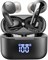 Беспроводные наушники TOZO T20 Bluetooth с 48,5 часами воспроизведения, светодиодным цифровым дисплеем, водонепроницаемостью IPX8, двумя микрофонами, шумоподавлением, 10-миллиметровыми динамиками с широким диапазоном частот и чехлом для беспроводной заряд 1000009624 - фото 538258